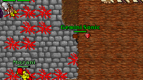 Gemini Sonic on screen