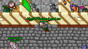 Hell Phobocaster on screen