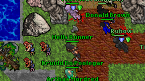 Hells Runner on screen