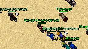 Knightmare Druid on screen