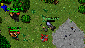 Panpyro on screen