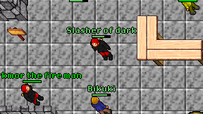 Slasher of dark on screen