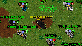 Alafan Dram on screen