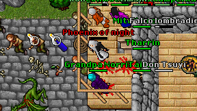 Phoenix of night on screen