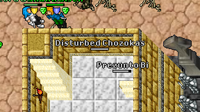 Disturbed Chozokas on screen