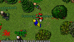 Colonel of Sanders on screen