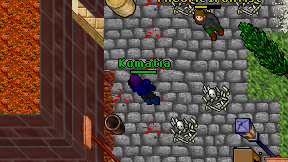 Komatia on screen