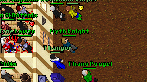 Myth Knight on screen