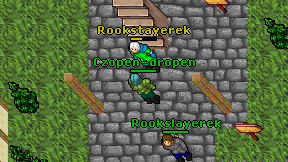 Czopen-dropen on screen