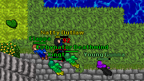 Natty Outlaw on screen