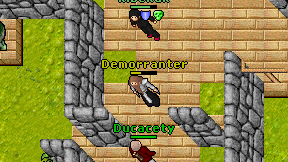 Demorranter on screen