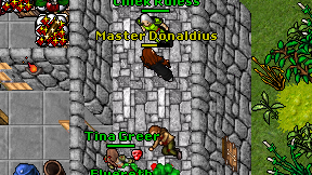 Master Donaldius on screen