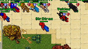 Sir Dirax on screen