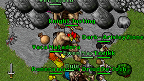 Knight Justing on screen