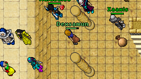 Dexsamun on screen