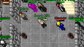 Dark Hit on screen