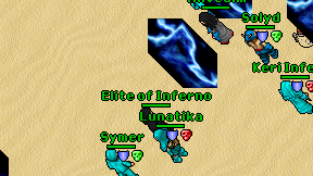 Elite of Inferno on screen