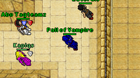 Pall of Vampire on screen