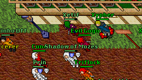 Evil Gogo on screen