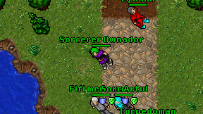 Sorcerer Ownador on screen