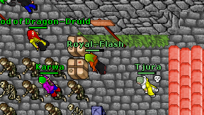 Royal-Flash on screen