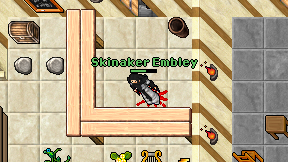 Skinaker Embley on screen