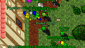 Duke Pato on screen