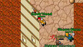 Hawk'Head on screen
