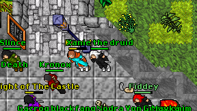 Kazed on screen