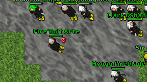 Fire'Bolt Arte on screen