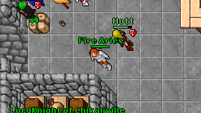Fire Aries on screen