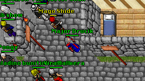 Major Drucik on screen