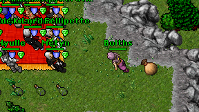 Bolths on screen