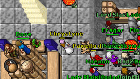 Chrystyne on screen