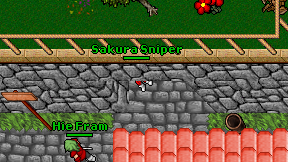 Sakura Sniper on screen