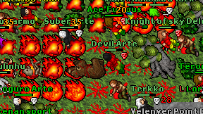 Devil Arte on screen