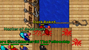 Dark Roket on screen