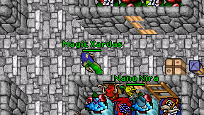 Magic Xardas on screen