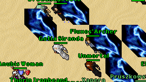 Fluxos'Archer on screen