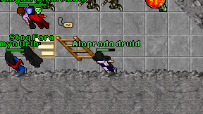 Aloprado druid on screen