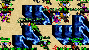 Rao Blade on screen