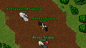 Master Goro on screen