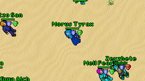 Morus Tyrax on screen
