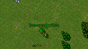 Innocent witch on screen