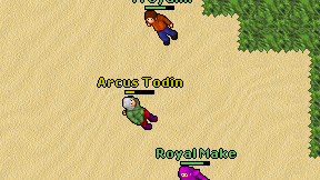 Arcus Todin on screen