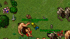 Blissful Basstool on screen