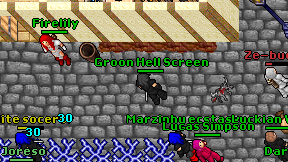 Groon Hell Screen on screen