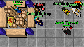 Arch Tyrael on screen