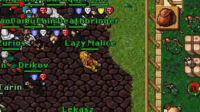 Lazy Malice on screen
