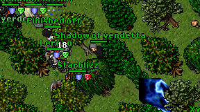 Shadow of vendetta on screen